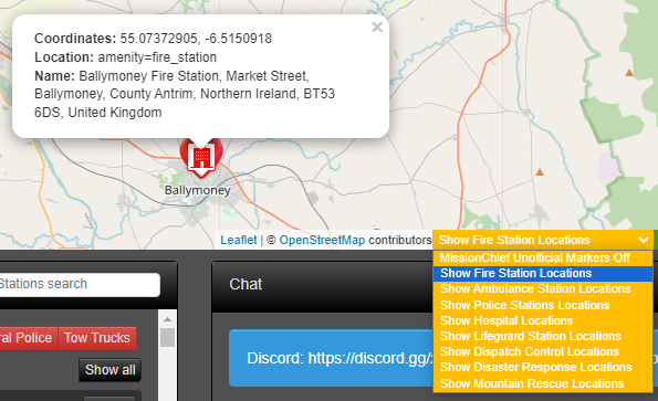 RLM web map and building list interface